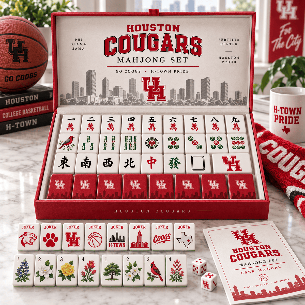 Premium HTCG Mahjong Tiles Set TNSM
